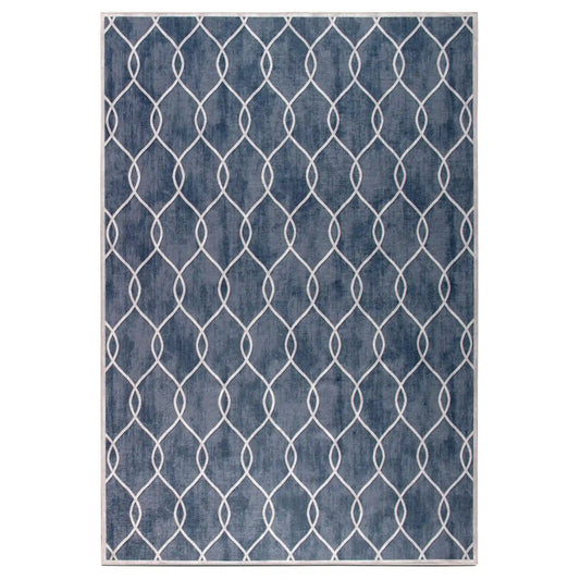 Ogee - Denim (Rug Cover)